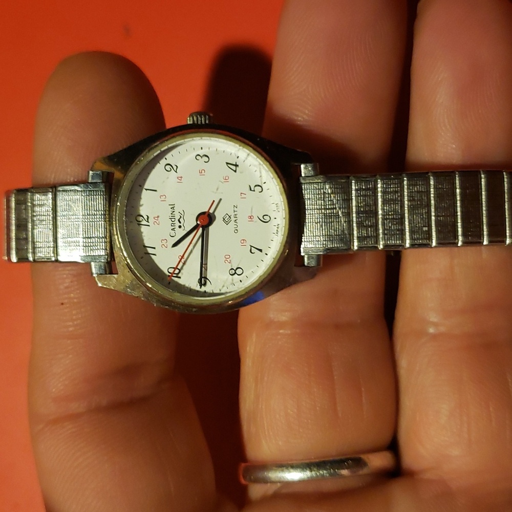 Vintage Cardinal stainless steel watch